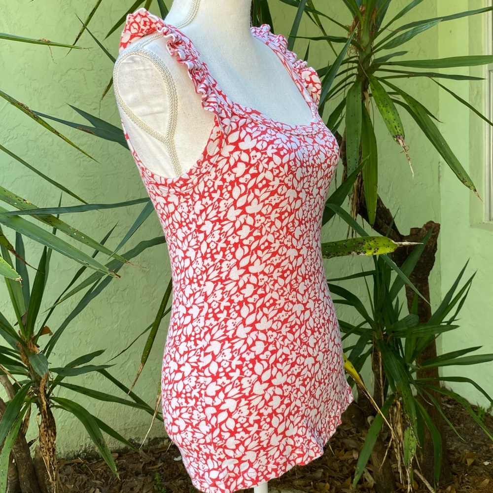 Ruffle Strap Tank Top - Picture 5 of 6